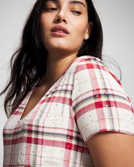Short Sleeve Sleepshirt - TARTAN TEXTILE CHAMP | Soma for sale