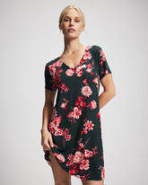 Short Sleeve Sleepshirt - COTTAGE FLORAL GREEN | Soma outlet
