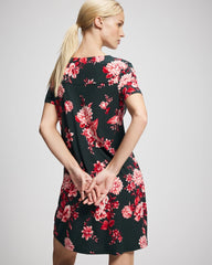 Short Sleeve Sleepshirt - COTTAGE FLORAL GREEN | Soma outlet