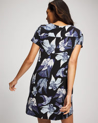 Short Sleeve Sleepshirt - WHIMSICAL WINGS BLK MID | Soma for sale