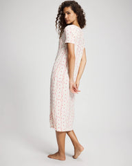 Short Sleeve Long Sleepshirt - COQUETTE VALENTINE CHAMP | Soma Online