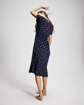 Short Sleeve Long Sleepshirt - MOVEMENT DOT NAVY | Soma on sale