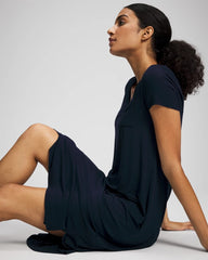Short Sleeve Long Sleepshirt - NIGHTFALL NAVY | Soma discount