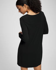 Long-Sleeve Sleepshirt - BLACK | Soma for sale