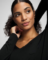 Long-Sleeve Sleepshirt - BLACK | Soma for sale
