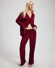 Printed Pajama Pant - FELINE PAINT THE TOWN RED | Soma outlet