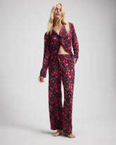 Printed Pajama Pant - HOLLY JOLLY RED VELVET | Soma near me