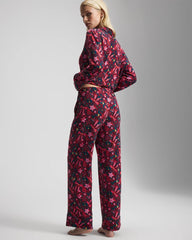 Printed Pajama Pant - HOLLY JOLLY RED VELVET | Soma near me
