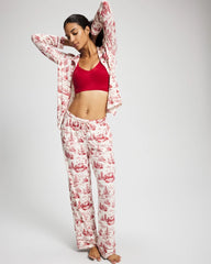 Printed Pajama Pant - ENCHANTED TOILE CHAMPAGNE | Soma sale