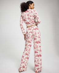 Printed Pajama Pant - ENCHANTED TOILE CHAMPAGNE | Soma sale
