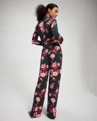 Printed Pajama Pant - COTTAGE FLORAL GREEN | Soma discount