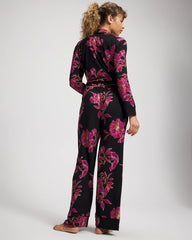 Printed Pajama Pant - GILDED BLOOMS MAGENTA | Soma Online