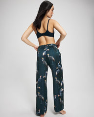 Pajama Pants - MIDNIGHT CRANES BLUE | Soma on sale