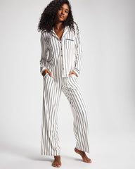 Printed Pajama Pant - UNWIND STRIPE CHAMPAGNE | Soma near me