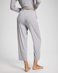 Ankle Pajama Pant - PEACEFUL DOT HEATHER | Soma Online