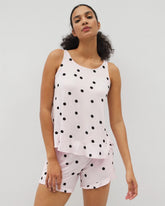 Ruffle Pajama Tank - CHEERFUL DOT B SUGAR | Soma on sale