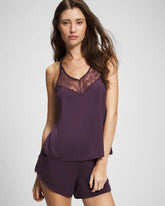Lace Trim Pajama Short - PLUM PERFECT | Soma for sale