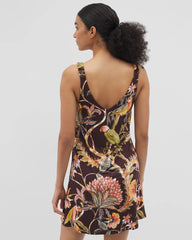 Shirred Strap Chemise - PARROT-DISO PLUME G PLUM | Soma discount