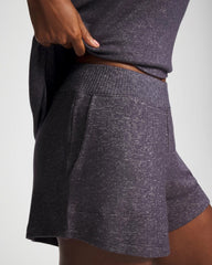 CozyLuxe Pajama Short - GRAY INK/PEARLED IVORY | Soma outlet