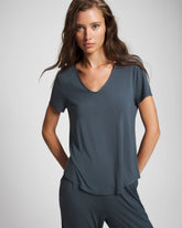 Short Sleeve Pajama Tee - PETROL | Soma near me