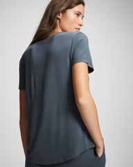 Short Sleeve Pajama Tee - PETROL | Soma near me