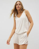 Slub Pajama Short - IVORY SLUB | Soma on sale