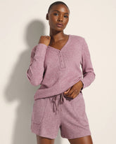 Pajama Short - HEATHER PINOT | Soma Online