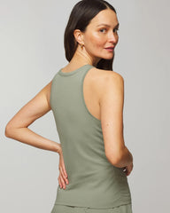 Shirred Side Pajama Tank - RESTORATION GREEN | Soma discount