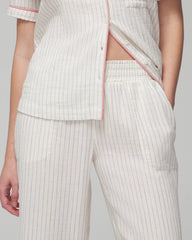 Pajama Pants - DBL CLOTH BW STRIPE | Soma sale