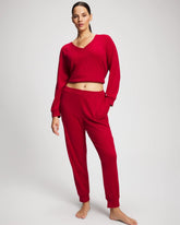 Banded Pajama Bottom - PAINT THE TOWN RED | Soma discount