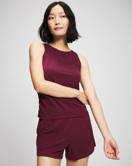 Ruched Pajama Tank - VELVET PLUM | Soma outlet