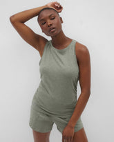 Ruched Pajama Tank - HEATHER HIGHLANDS | Soma near me