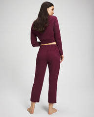 Crop Pajama Pants - VELVET PLUM | Soma on sale