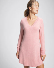 Long Sleeve Sleepshirt - CAMEO PINK/DUSTY ROSE | Soma outlet