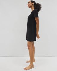 Short-Sleeve Sleepshirt - BLACK | Soma outlet