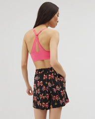 Long Pajama Shorts - SHAKE YOUR PALM PALMS BLK | Soma for sale
