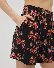 Long Pajama Shorts - SHAKE YOUR PALM PALMS BLK | Soma for sale