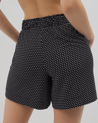 Long Pajama Shorts - THOUGHTFUL DOT BLACK | Soma on sale