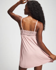 Soft Support Lace Chemise - VINTAGE PINK | Soma sale