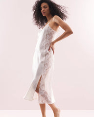 Soma's Sexiest Silk Lace Gown - IVORY | Soma near me