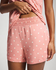 Pajama Shorts - DREAMY DOT MID BLUSH PINK | Soma Online