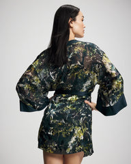 Soma’s Sexiest Silk Burnout Robe - FERN FANTASY DARK HARBOUR | Soma outlet