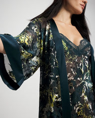 Soma’s Sexiest Silk Burnout Robe - FERN FANTASY DARK HARBOUR | Soma outlet