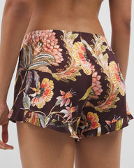 Ruffle Pajama Shorts - PARROT-DISO PLUME G PLUM | Soma for sale