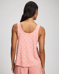 Pajama Tank - DREAMY DOT MID BLUSH PINK | Soma on sale