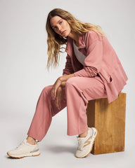 Essential Terry Straight Leg Pants - CINDER ROSE | Soma sale