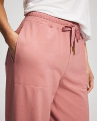 Essential Terry Straight Leg Pants - CINDER ROSE | Soma sale