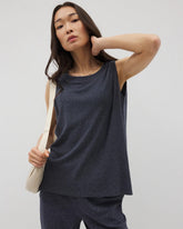 Rib Knit Sleeveless Top - HEATHER ECLIPSE | Soma sale