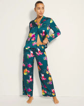 Piped Pajama Pant - GETTIN FIGGY WITH IT TEAL | Soma for sale