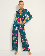 Piped Pajama Pant - GETTIN FIGGY WITH IT TEAL | Soma for sale